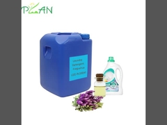 Aceite de esencia de lavandería líquido de color amarillo claro con fragancia de Jeba