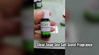 Aceite de fragancia de sal marina para jabón y champú transparentes y estables