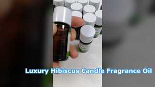 Aceite aromático premium de hibisco rojo para velas de lujo