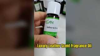Aceite aromático de cuero de lujo para fabricación de perfumes