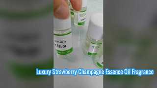 Aceite de esencia de champán de fresa premium para hacer perfumes