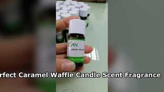 El mejor aceite con fragancia de gofres de caramelo para velas perfumadas