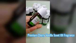 Aceite aromático premium de vainilla y cereza roja para velas y difusores