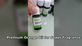 Aceite de esencia de naranja premium para hacer jabón y champú