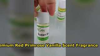 Aceite aromático de vainilla de prímula roja para esencia de velas premium