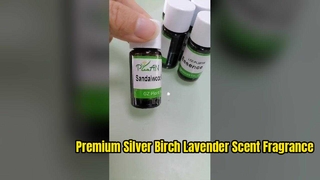 Aceite de fragancia premium de abedul plateado y lavanda