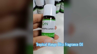 Aceite aromático de mango para gel de baño y fabricación de jabón
