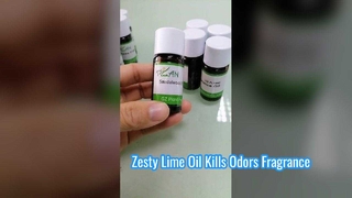 El aceite aromático de lima Zesty Freshness elimina los olores