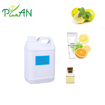 100% de limpio orgánico de menta cítrica pasta de dientes Perfume de color amarillo claro Fragrancia aceite esencial