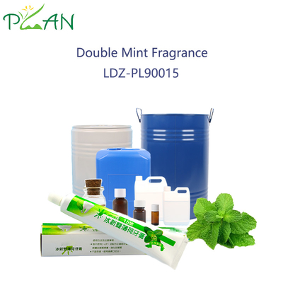 Venta a granel de fragancia de menta doble 2.5 kg / botella para pasta de dientes