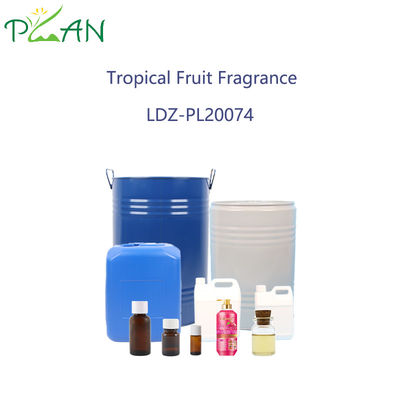 Esencia de fragancia de fruta tropical agradable para la piel para la fabricación de gel de ducha, champú y jabón