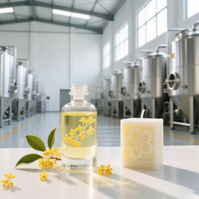 Aceite de fragancia de limón y osmanthus para la producción de velas de soja con muestra gratuita