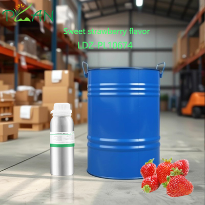 Venta al por mayor de fragancias de perfume Alta concentración Aceite de fragancia con sabor a fresa dulce para la fabricación/producción de perfumes con muestra gratuita