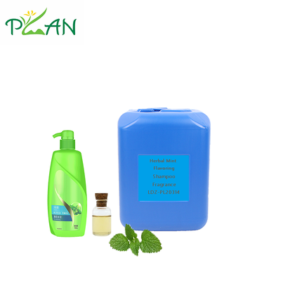 Muestra Gratuita de Aceite Aromático con Sabor a Menta Herbal para Gel de Ducha y Champú y Jabón Perfumado Fabricación / Producciones con Alta Estabilidad de Tensoactivos